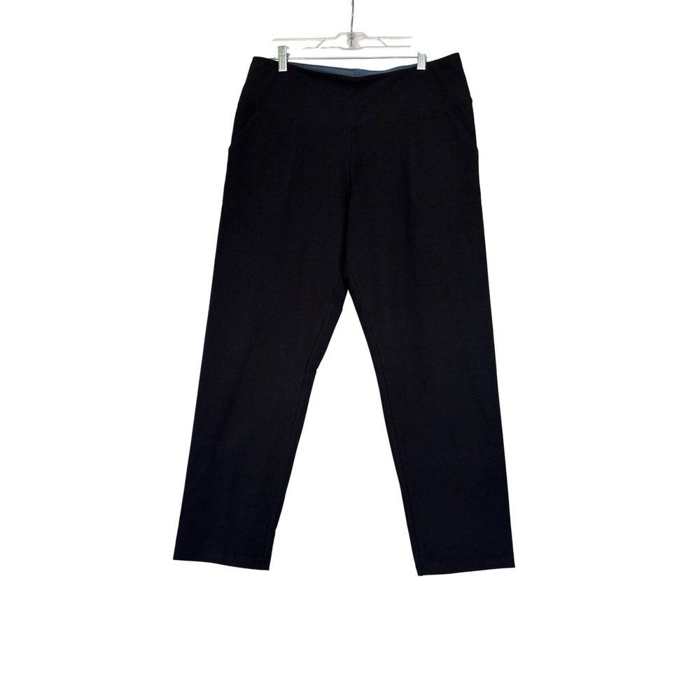 Women with Control Renee Greenstein Black Straight Leg Pants L NWT